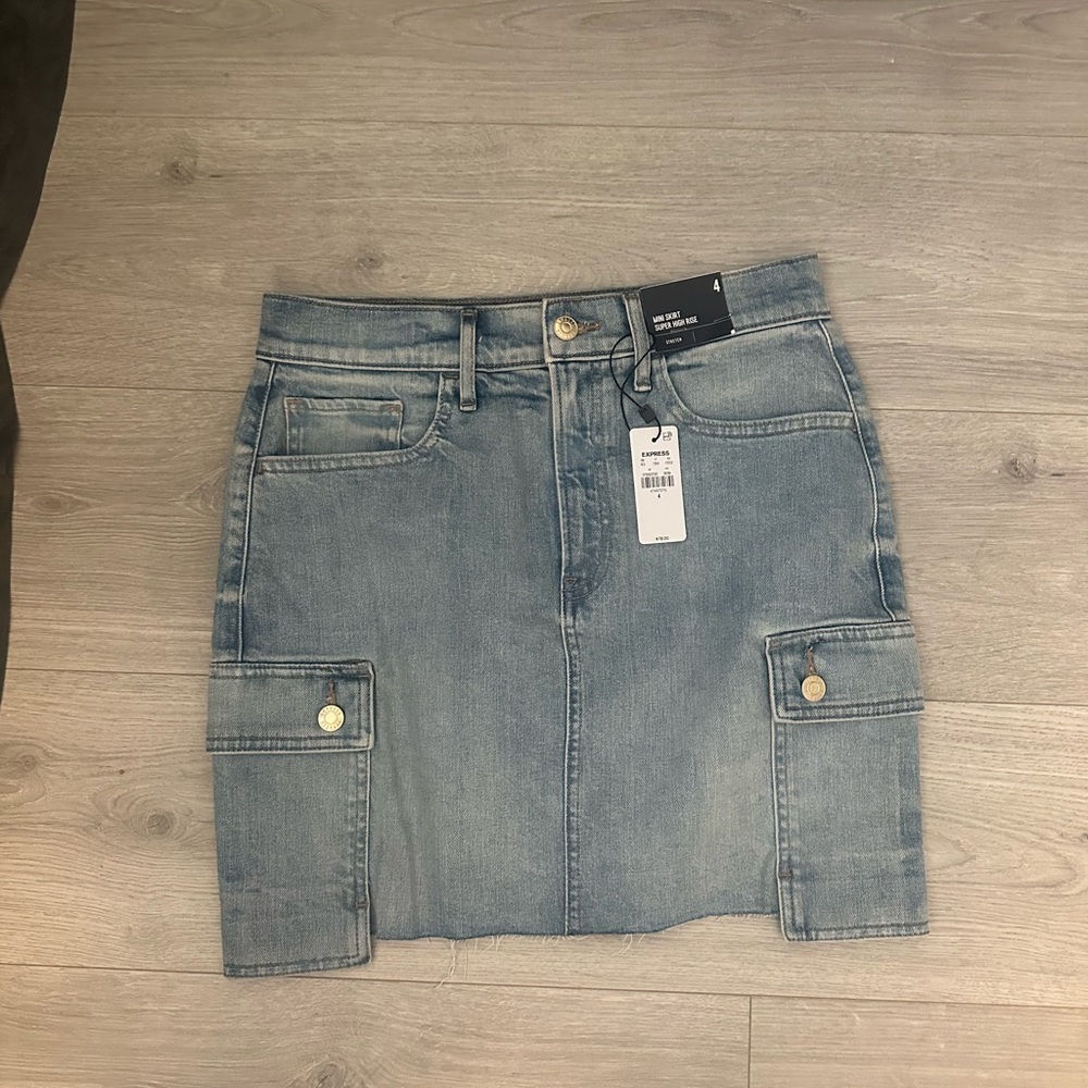 Express jean Mini Skirt